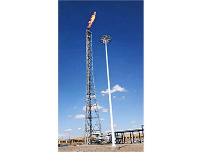 寧夏寶廷項(xiàng)目-高架火炬圖片3